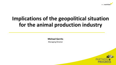 Michael Gerrits Raw Materials